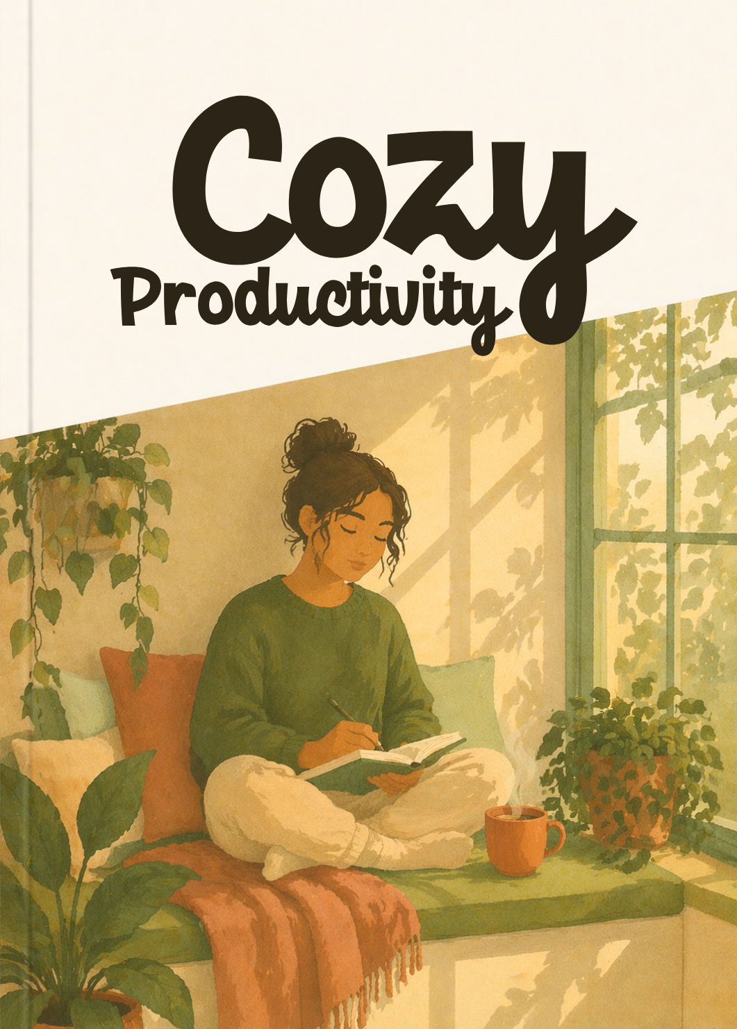 Cozy Productivity Workbook Cover